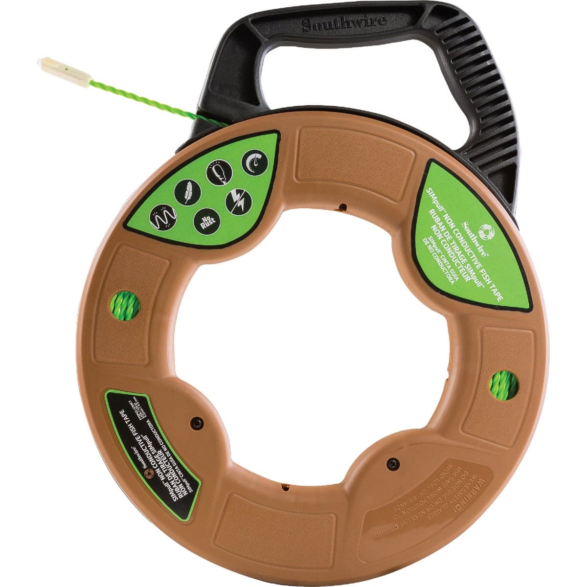Southwire Simpull 4.5mm W. X 125 Ft. L. Polymer Fish Tape | Family Hardware