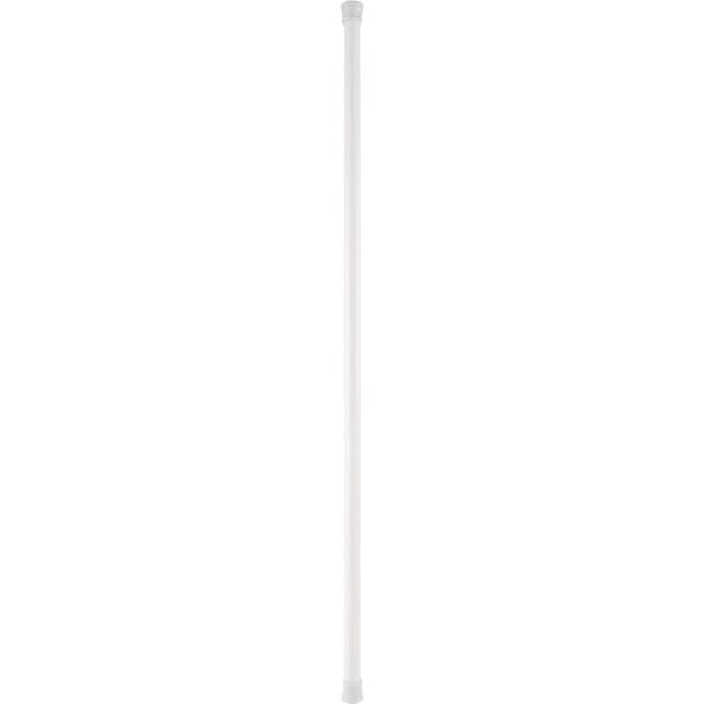 Moda Product Moda At Home 24 In. To 40 In. Adjustable White Shower Curtain Tension ...