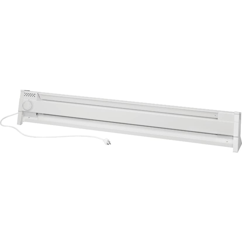 Cadet 49 In. 1500w 120v Portable Electric Baseboard Heater, White ...