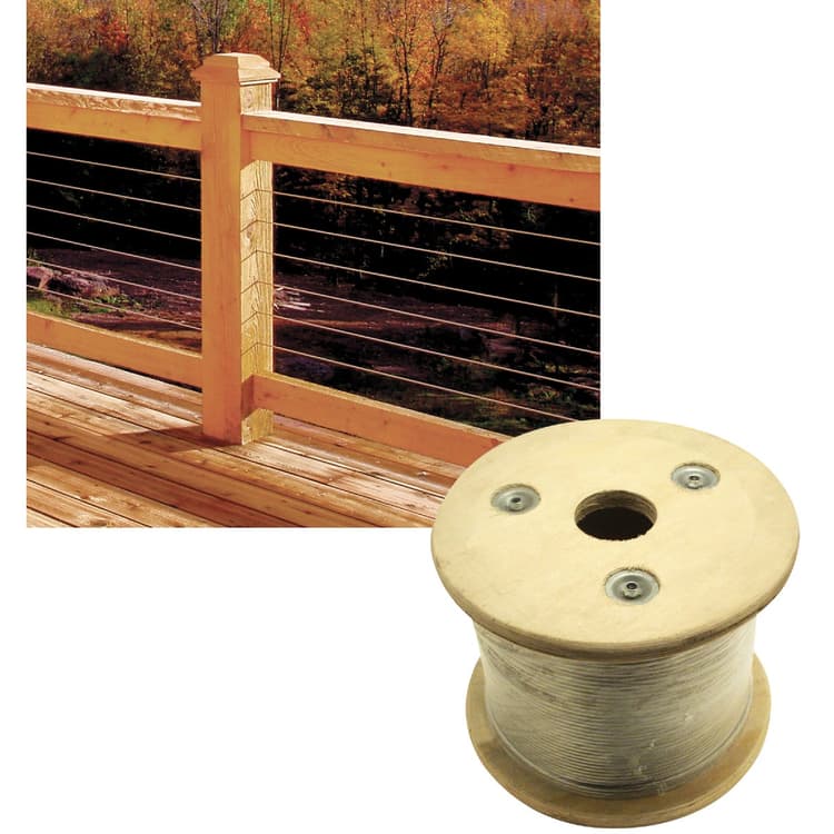 Atlantis Rail System Raileasy 500 Ft. Railing Cable (c0978-4500 ...