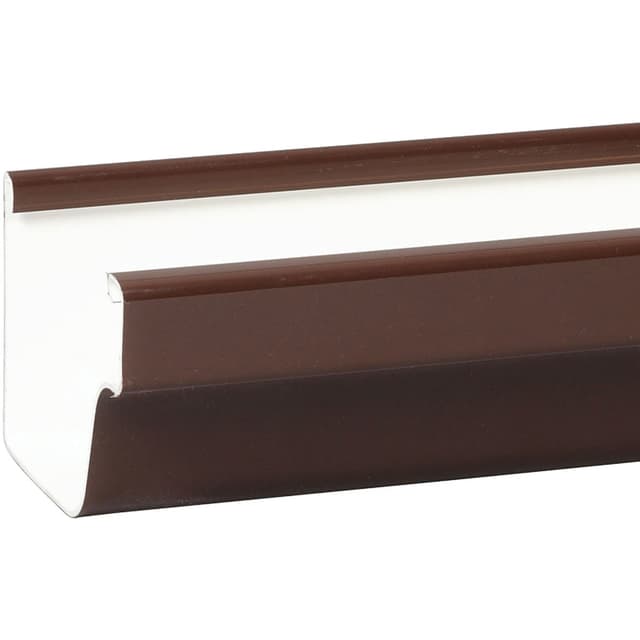 Amerimax Brown Vinyl U Gutter Drop Outlet – 5.8 X 4.5 X 5.8 Inch, 10-Pack, For Gutter Downspout Systems