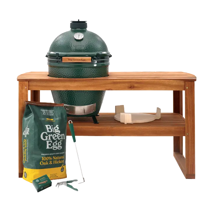 Large EGG in Acacia Table Package