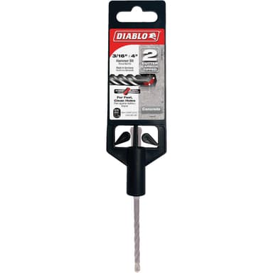 Diablo SDS-Plus 3/16 In. x 4 In. Carbide-Tipped Rotary Hammer Drill Bit (DMAPL2040)