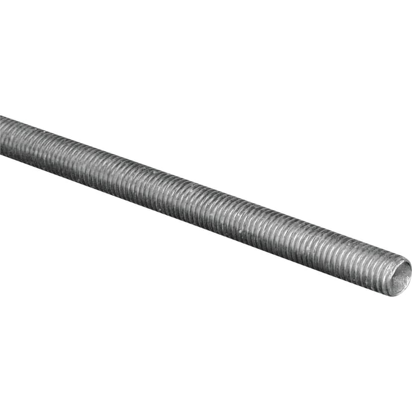Steed Thread Rod Hillman Steelworks #6 3 Ft. Steel Coarse Threaded Rod (11001) | Family ...