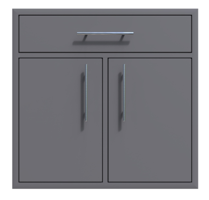 Double Combo (Drawer + Doors)