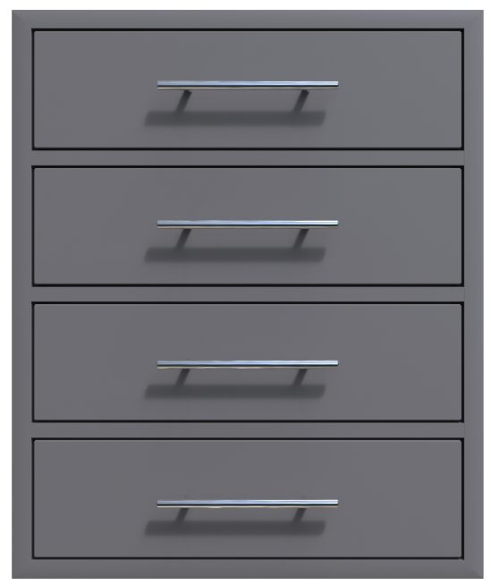 4 Drawer Cabinet