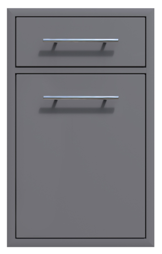 Waste Bin Pull Out w/ Drawer